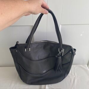 GUESS Women's Handbag Large Hobo Bag Pebble Grey Leather